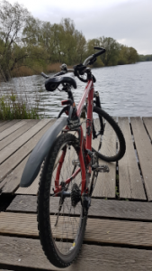 fahrrad am see